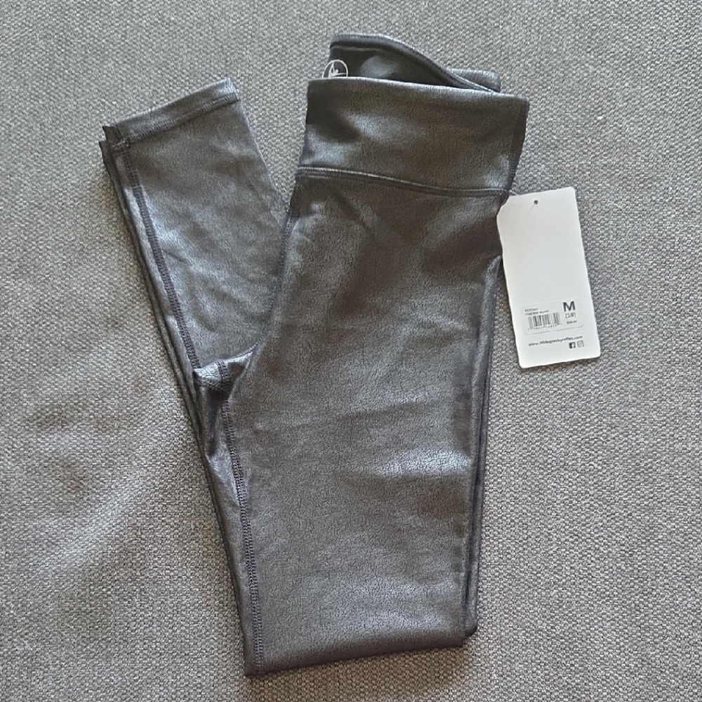 90 Degree By Reflex Dark Gray Leggings